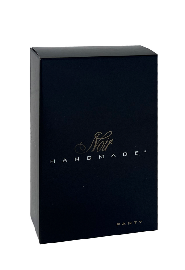 Sexy schwarzer Lack-String P014 mit Glanzeffekt von Noir Handmade – Ansicht 6