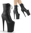 INFINITY-1020 Stiefelette Plateauschuhe Schwarz | Pleaser