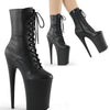 INFINITY-1020 Stiefelette Plateauschuhe Schwarz | Pleaser