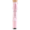 INFINITY-1020 Plateau Stiefeletten Lack Baby Pink | Pleaser