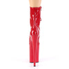 INFINITY-1020 Stiefelette Plateauschuhe Rot | Pleaser