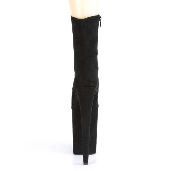 INFINITY-1020FS Plateau Stiefeletten - Schwarz | Pleaser