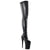 INFINITY-4000 Plateau Overknee Stiefel Schwarz | Pleaser