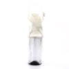INFINITY-908 Plateau Sandaletten Transparent | Pleaser