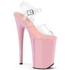 INFINITY-908 Plateau Sandaletten Rosa von Pleaser