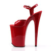 INFINITY-909 Sandalette Plateauschuhe Rot | Pleaser