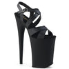 INFINITY-997 Plateau Sandaletten Matt Schwarz | Pleaser