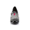JENNA-06 Pumps Schwarz | Pleaser Pink Label