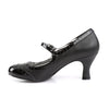 JENNA-06 Pumps Schwarz | Pleaser Pink Label