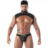Schwarzer Neoprene Jockbox-Jockstrap von TOF Paris – Ansicht 2