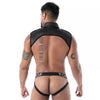 Schwarzer Neoprene Jockbox-Jockstrap von TOF Paris – Ansicht 4