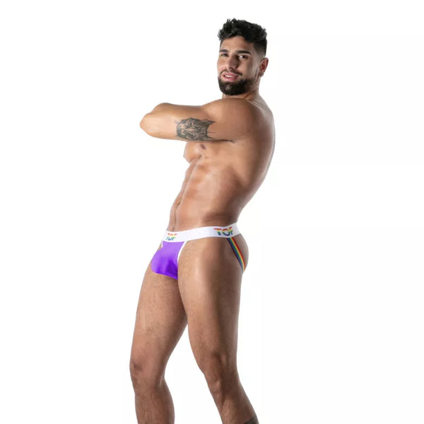 Lila Pride Joyful-Jockstrap von TOF Paris – Ansicht 5