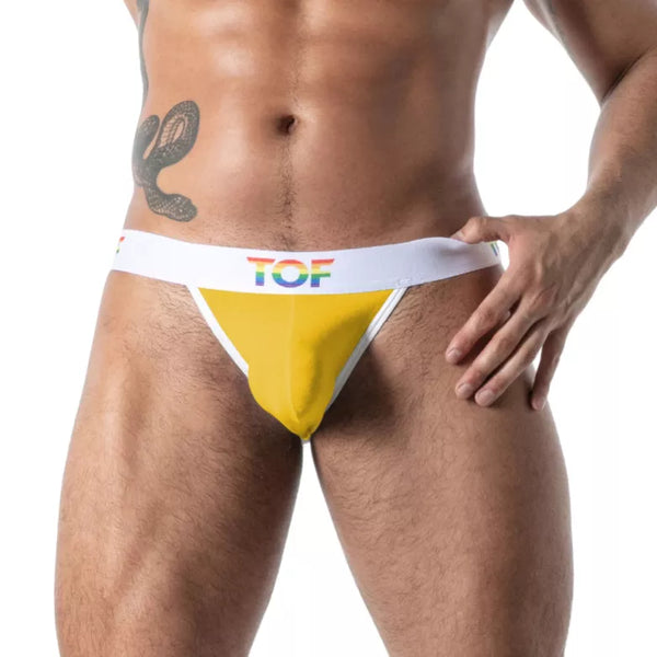 Gelber Pride Joyful-Jockstrap von TOF Paris