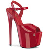JUBILANT-09 Plateau Sandaletten Rot | Pleaser