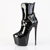 JUBILANT-1011 Plateau Stiefeletten Schwarz Lack von Pleaser – Ansicht 3