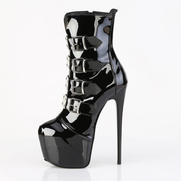 JUBILANT-1023 Plateau Stiefeletten Schwarz Lack von Pleaser – Ansicht 3