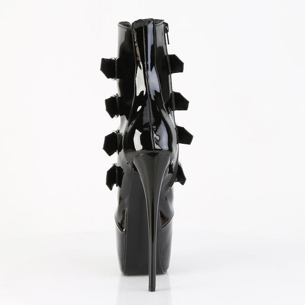 JUBILANT-1023 Plateau Stiefeletten Schwarz Lack von Pleaser – Ansicht 4