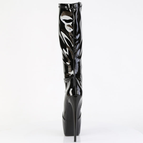 JUBILANT-2000 Plateau Stiefel Schwarz Lack von Pleaser – Ansicht 4
