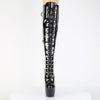 JUBILANT-3012 Plateau Stiefel Schwarz Lack von Pleaser – Ansicht 2