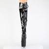 JUBILANT-3012 Plateau Stiefel Schwarz Lack von Pleaser – Ansicht 4