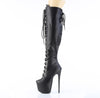 JUBILANT-3012 Plateau Stiefel Schwarz Matt von Pleaser – Ansicht 3