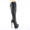 JUBILANT-3012 Plateau Stiefel Schwarz Matt von Pleaser – Ansicht 5