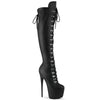 JUBILANT-3012 Plateau Stiefel Schwarz Matt | Pleaser