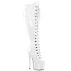 JUBILANT-3012 Plateau Stiefel Weiß | Pleaser