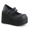 KERA-08 Plateau Schuh schwarz matt Mary Janes von DemoniaCult