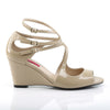 KIMBERLY-04 Sandaletten Beige Lack von Pleaser Pink Label – Ansicht 5