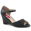 KIMBERLY-05 Sandaletten Schwarz | Pleaser Pink Label