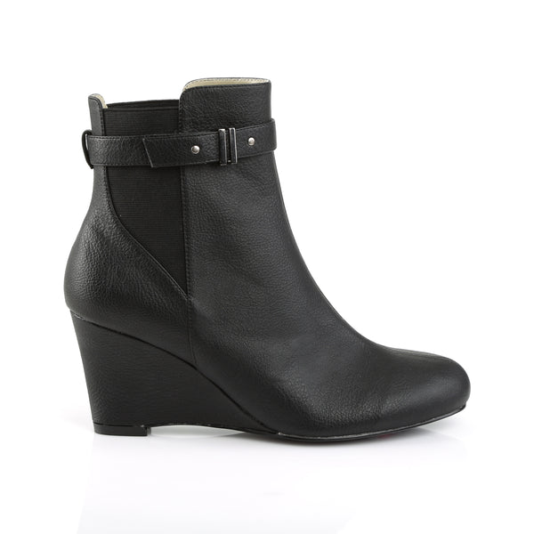 KIMBERLY-102 Stiefeletten Schwarz Matt | Pleaser Pink Label SALE