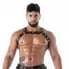 Schwarzes Kinky Bulldog-Harness von TOF Paris