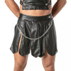 Herrengürtelrock Gladiator Style - verstellbar & mit Ketten-Detail, schwarz | TOF Paris