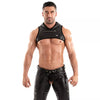 Schwarzes Kinky-Harness von TOF Paris – Ansicht 4