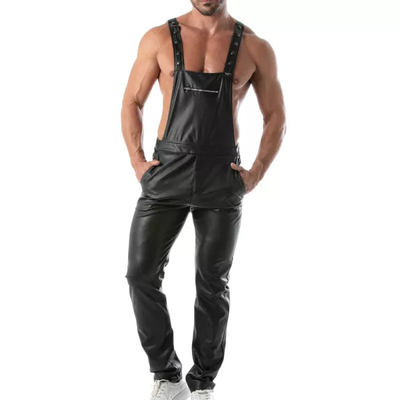 Overalls Hose mit Reißverschlusstasche & verstellbaren Trägern | TOF Paris