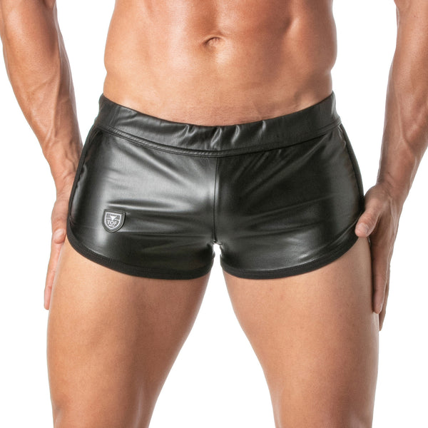 Retro Shorts Ultra Kurz mit Push-Up Effekt & Logo-Detail | TOF Paris