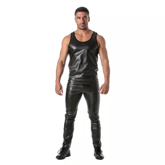 Tank Top mit figurbetontem Schnitt und stylischen schwarzen Streifen | TOF Paris