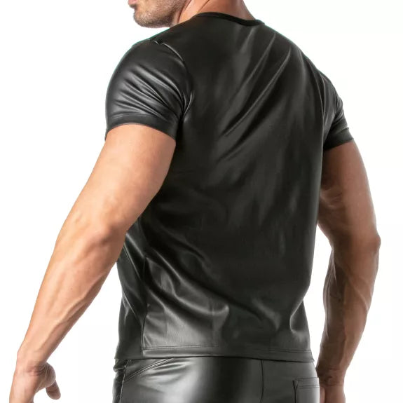 T-Shirt mit Reißverschlusstaschen - stylisch & praktisch, schwarz | TOF Paris