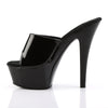 KISS-201 Plateau Pantoletten Lack Schwarz | Pleaser SALE