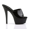 KISS-201 Plateau Pantoletten Lack Schwarz | Pleaser SALE