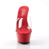KISS-201 Sandalette Plateauschuhe Rot von Pleaser – Ansicht 2