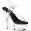 KISS-208 Plateau Sandaletten Transparent von Pleaser