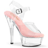 KISS-208 Plateau Sandaletten Transparent | Pleaser