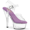 KISS-208 Plateau Sandaletten Transparent | Pleaser