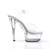 KISS-208LS Plateau Sandaletten schwarz | Pleaser