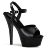 KISS-209 Plateau Sandaletten Schwarz | Pleaser