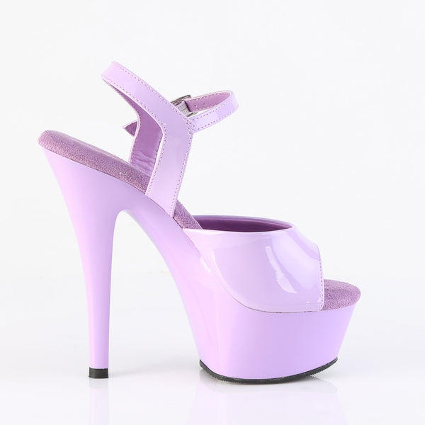 KISS-209 Plateau Sandaletten Lila Lack von Pleaser – Ansicht 5