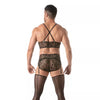 Lace Bustier Herren - Verstellbar, Elegant & Vielseitig in Schwarz | TOF Paris