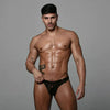 Männer Spitzen-Slip - transparent, slim Fit, elastischer Bund, schwarz | TOF Paris